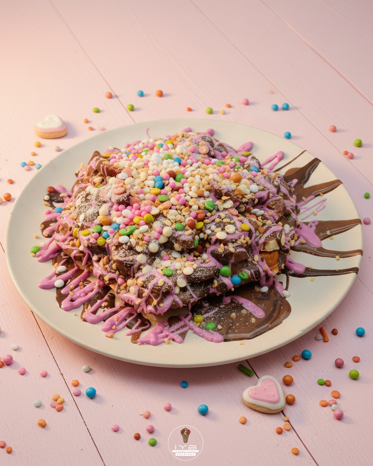 Açık Bubble Waffle